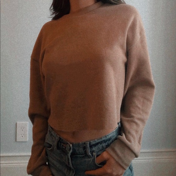 Zara Tops - Brown sweatshirt